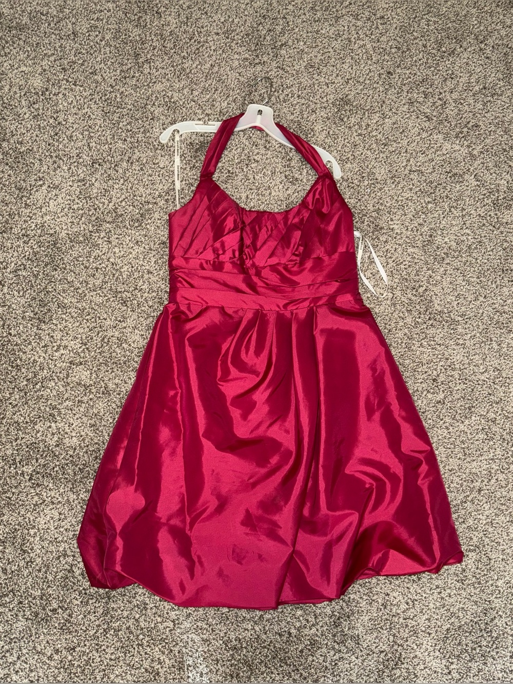 David's Bridal Pink Mini Dress Like New